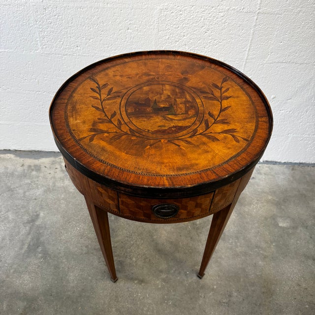 Louis XVI Style Marquetry Game Table, 1900s For Sale - Image 14 of 18