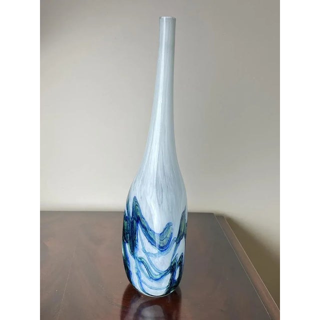 Mid-Century Modern Murano Polychrome Murano Glass Vase, 1960s For Sale - Image 3 of 13