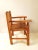 Vintage Handmade Child’s Wood Armchair, Rustic Slat Seat Kids Accent Chair, Primitive English Cottage Nursery Fireplace Mantel Decor Piece For Sale In Savannah - Image 6 of 13