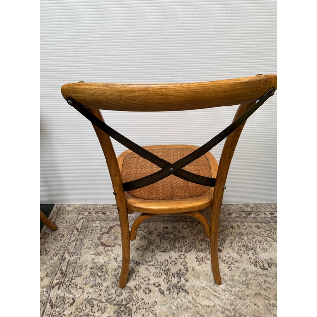 2020s Arhaus Cadence Tan Chairs, Pair For Sale - Image 5 of 12