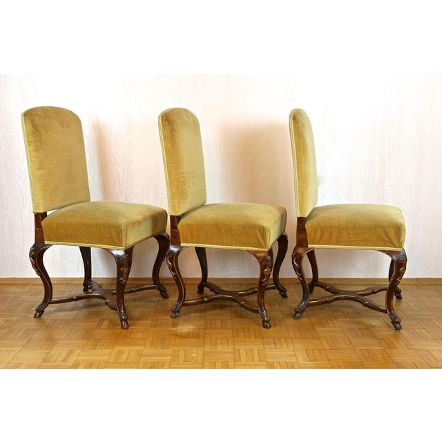 18th Century Baroque Dining Chairs with Gilt Accents, Italy, 1790, Set of 6 For Sale - Image 13 of 16