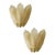 Venetian Wall Sconces in Amber Graniglia Leaves Murano Glass by Simoeng for Simoeng, Set of 2 For Sale - Image 6 of 6