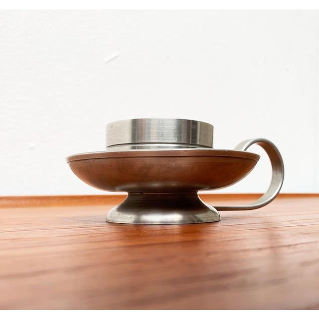 Vintage German Pewter Candleholder from Wall, 1970s For Sale - Image 16 of 17