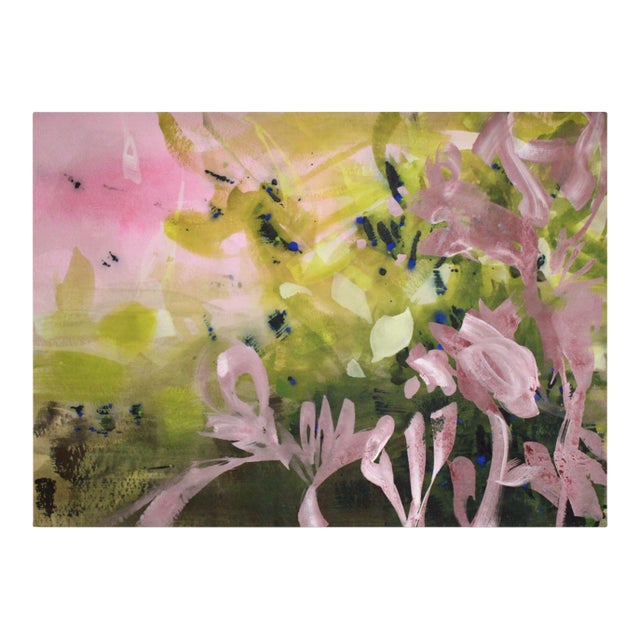 "She Let Him Say All the Things She Wanted to Hear" Original Contemporary Abstract Painting by Mel Rea For Sale