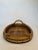 Vintage Coastal Bamboo & Pencil Reed Rattan Double Handle Serving Tray in the Style of Gabriella Crespi For Sale In Houston - Image 6 of 12