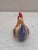 Very rare Small Majolica rooster Tureen Caugant, circa 1950. Could be a prototype for the manufacture. Miniature tureen H...