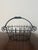 Vintage 1930s Oval Twisted Iron French Country Basket For Sale In Philadelphia - Image 6 of 9