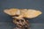 Large Mid-Century Modern Hand Carved Walnut Eagle Sculpture on Burl Wood Base For Sale In Philadelphia - Image 6 of 12
