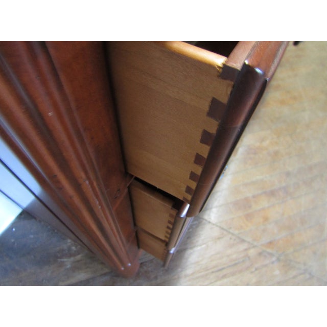 2000 - 2009 Pennsylvania House Solid Cherry French Style Pair of Nightstands For Sale - Image 5 of 8