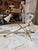 Antique White 1970s Giuseppe Ostuni Style Italian Brass Table Lamps - a Pair For Sale - Image 8 of 8