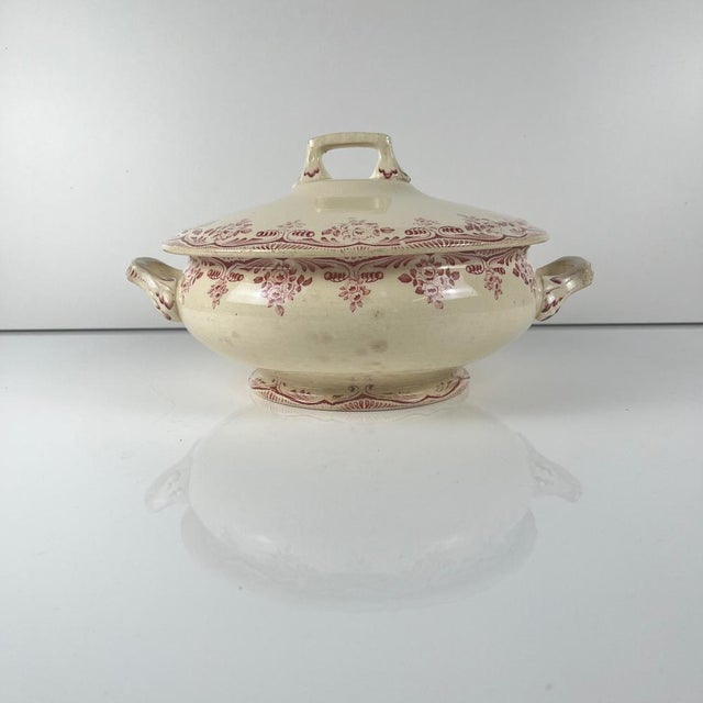 Ironstone Tureen by H. Boulenger & Cie., 1890s For Sale - Image 3 of 16