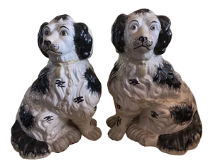 1960s Staffordshire Dogs - a Pair