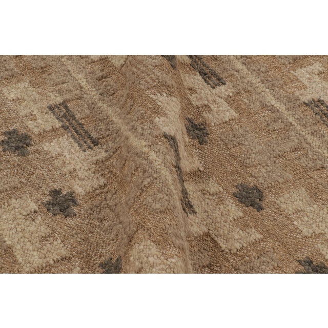 Textile Contemporary Scandinavian Style Geometric Wool Rug, by Rug & Kilim, India For Sale - Image 7 of 10