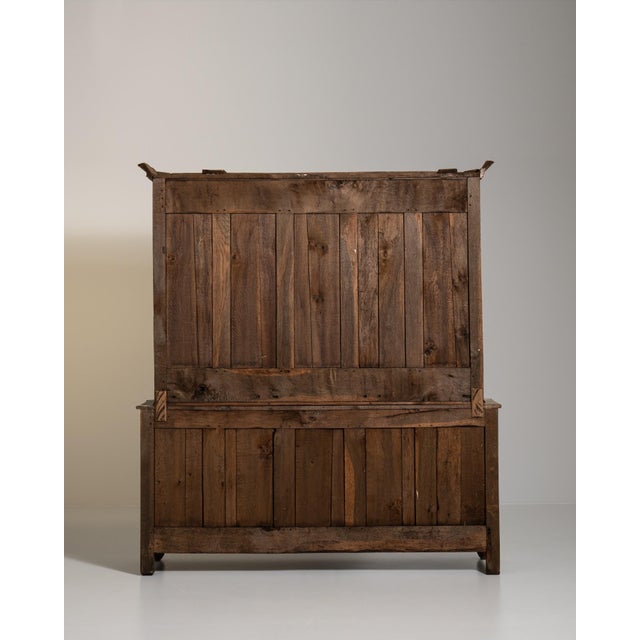Brown Mid 19th Century French Provincial Brown Wood China & Display Cabinets For Sale - Image 8 of 14