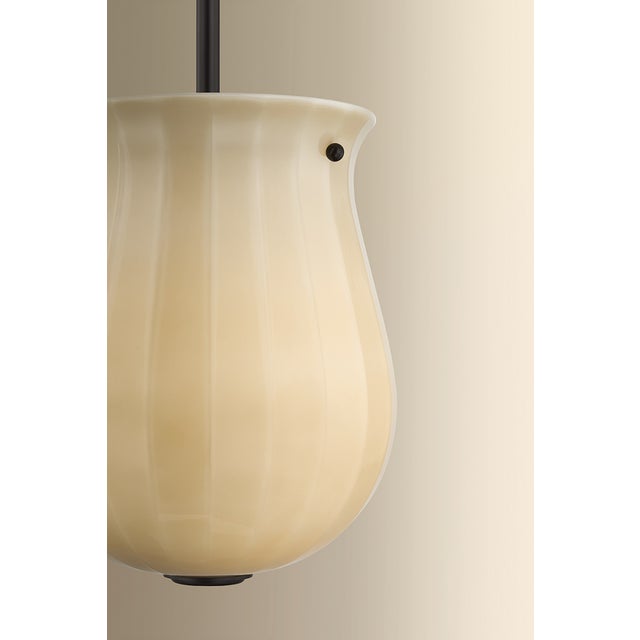 Hudson Valley Lighting Hudson Valley Lighting Nevins 10 in. 1 Light Pendant in Distressed Bronze Finish For Sale - Image 4 of 8