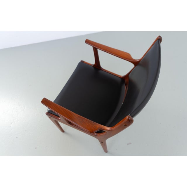 Danish Rosewood Armchair by Johannes Andersen for Uldum Møbelfabrik, 1960s For Sale - Image 10 of 18