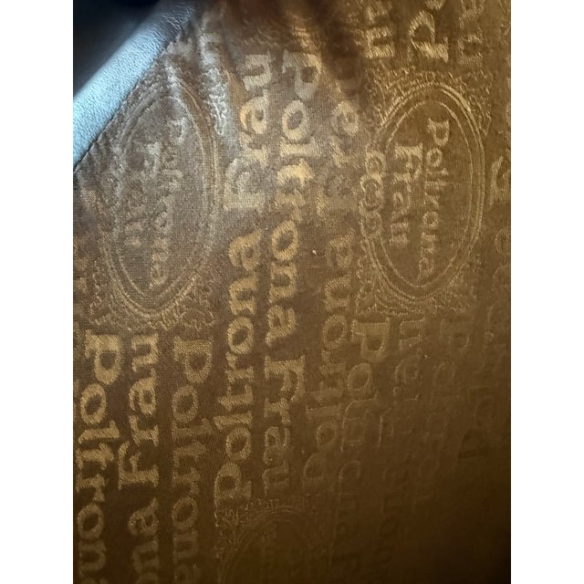 Brown Italian Modern Sofa by Tito Agnoli for Poltrona Frau, 1980s For Sale - Image 8 of 9