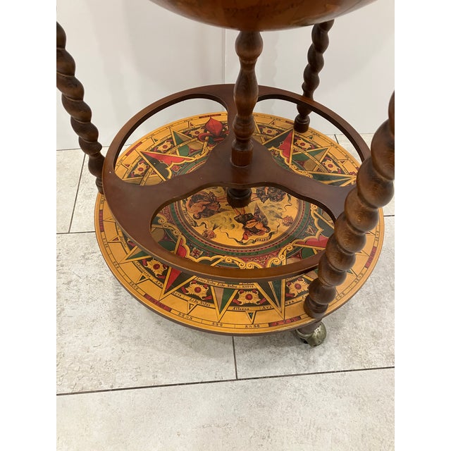 This old world style drinks bar can hold several bottles of liquor and wine There is also a place in the interior for...