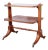 Baker Furniture Georgian Banded Mahogany Two-Tier Side Table For Sale