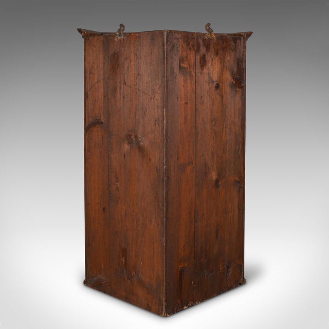 1800's Tall Antique Corner Cabinet For Sale - Image 9 of 10