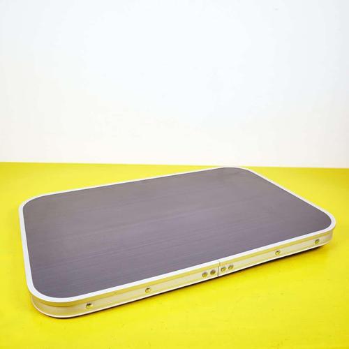 Metal Folding Camping Table in Aluminum, Italy For Sale - Image 7 of 9