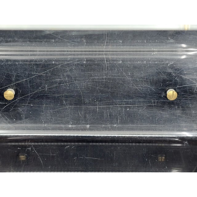 Vintage Magazine Holder in Transparent Acrylic Glass by David Lange, France, 1970s For Sale - Image 5 of 10