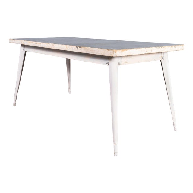 Vintage French T55 Rectangular Dining Table from Tolix, 1960s For Sale