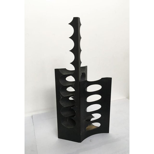 Vintage Bronze Abstract Sculpture by Roberto Vecchione, 1975 For Sale - Image 9 of 18