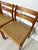 Vintage Danish Teak and Papercord Dining Chairs 84 by Niels O. Møller for Jl Møller, 1960s, Set of 6 For Sale - Image 6 of 13