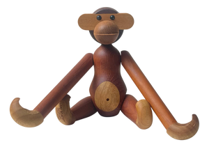 Vintage Monkey in Teak by Kay Bojesen, 1970s