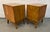 Unique Mid-Century Nightstands With Sculpted Pulls, A Pair For Sale - Image 9 of 10