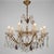 This imposing Louis XV style cage chandelier is distinguished by its generous size and the elegance of its bronze...