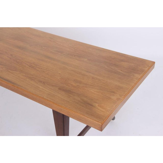 Danish Coffee Table in Rosewood with 4 Casters, 1960s For Sale - Image 10 of 12