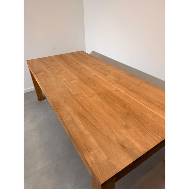 Large Vintage Teak Dining Table For Sale - Image 3 of 5