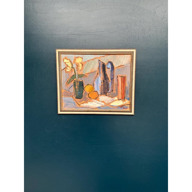 Gösta Falck, Tabletop, 1960s, Oil on Canvas, Framed For Sale - Image 13 of 18