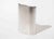 Elegant vintage Italian silver 925 desk accessory featuring a sleek modernist triangular form with rich green velvet...