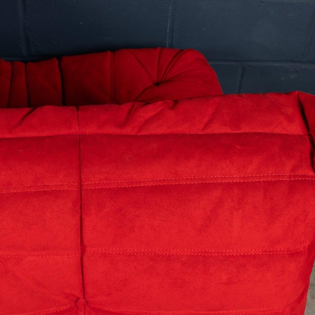 Red Red Togo Corner Sofa by Michel Ducaroy for Ligne Roset, France, 1973 For Sale - Image 8 of 18
