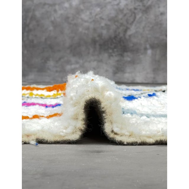 Textile Moroccan Azilal Wool Rug - 9.8 X 6.5 Ft For Sale - Image 7 of 8