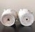 Vintage Concrete Pedestal Urn Planters – Greek Key Grapevine Garden Jardinières - A Pair For Sale - Image 9 of 12