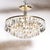 Mid-Century 3-Tier Faceted & Cut Crystal Chandelier in Brass W/ Glass Rod Detail For Sale - Image 18 of 18