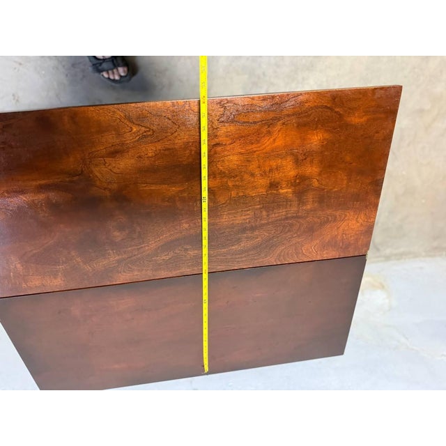 Vintage Chippendale Style Fold Top Bachelors Chest Buffet For Sale - Image 13 of 17