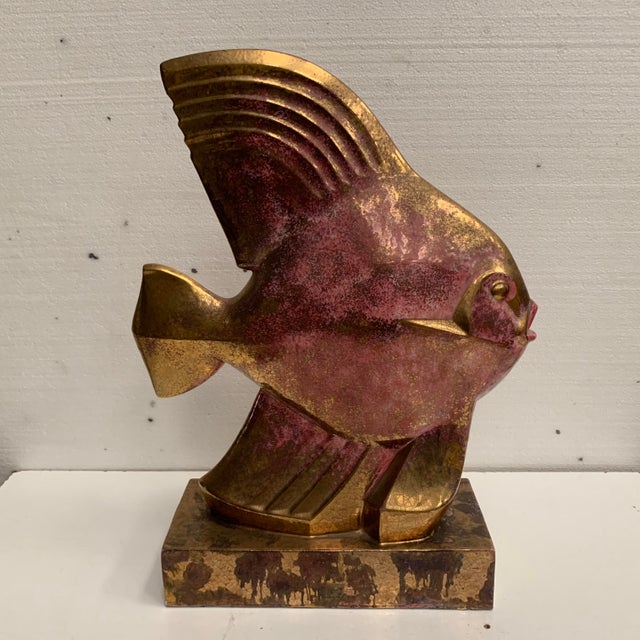 Fish in Cracked Ceramic For Sale - Image 10 of 10