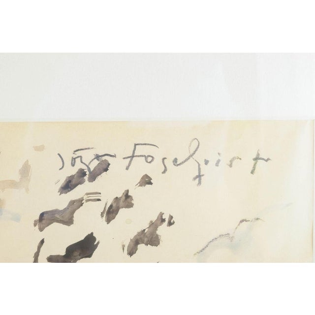 Jörgen Fogelqvist, Poetic Abstract Composition, Watercolor on Paper For Sale - Image 4 of 6
