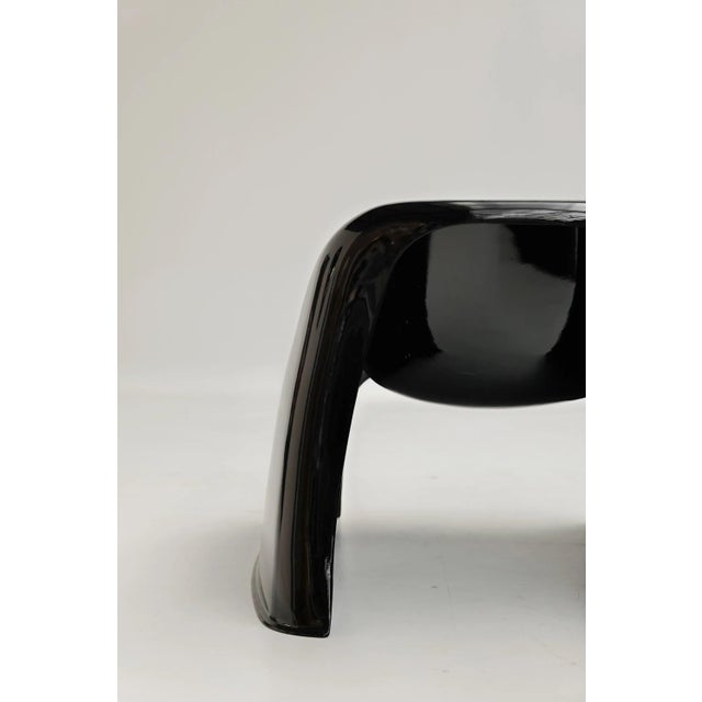 Toga Chairs in Black Fiberglass by Sergio Mazza for Artemide, 1980s, Set of 2 For Sale - Image 12 of 15