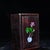 Brown Vintage Chinese Zitan Wood Sliding Lid Box With Mother of Pearl Lotus Inlay For Sale - Image 8 of 9