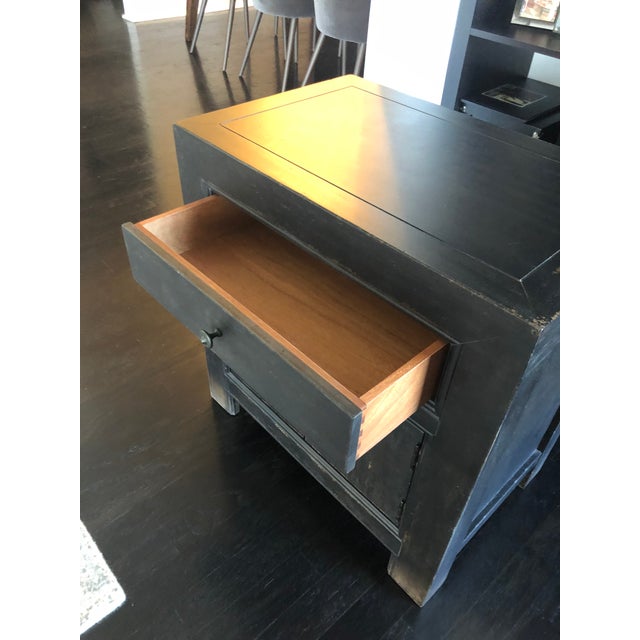 Pottery Barn Dawson Side Table Chairish