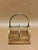 Art Deco Magazine Rack in Bronze, 1930 For Sale - Image 4 of 6