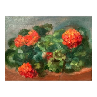 Original Fine Art Painting - Garden Flowers For Sale
