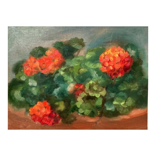 Original Fine Art Painting - Garden Flowers For Sale