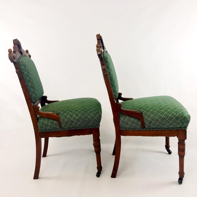 Antique Eastlake Parlor Chairs A Pair Chairish